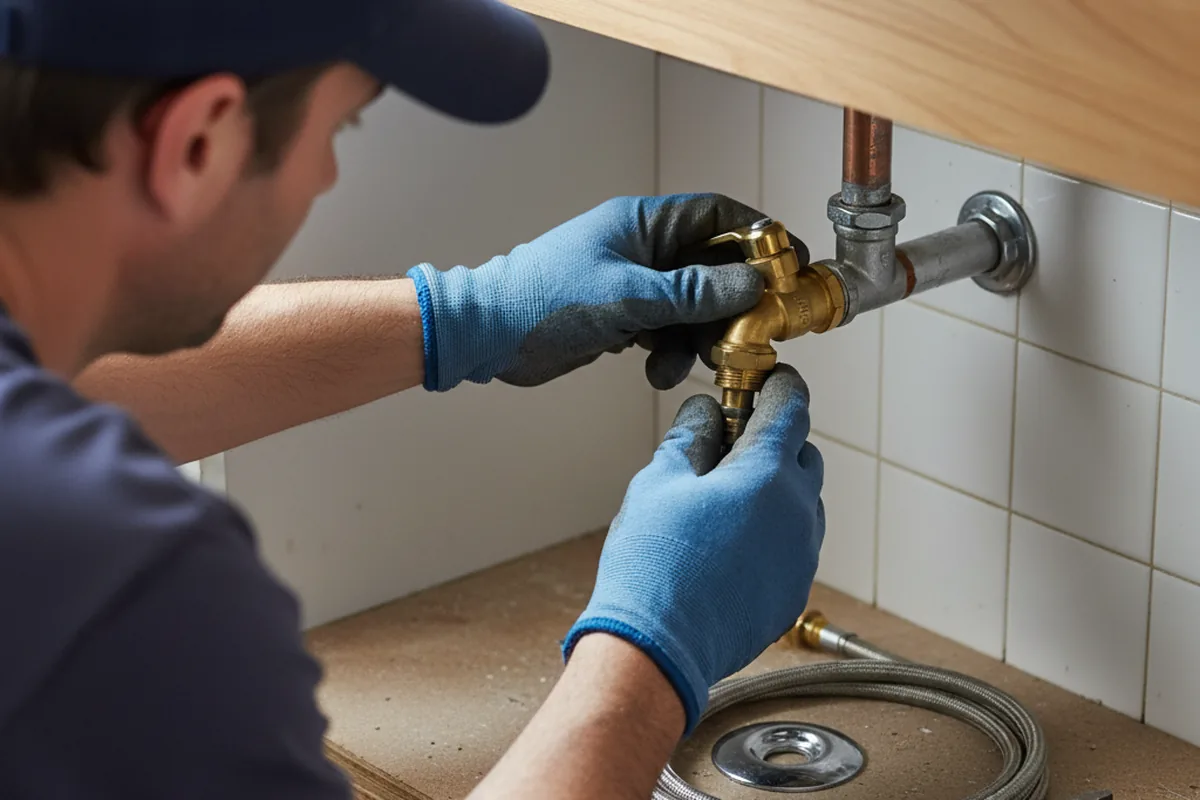 Shutoff valve and fitting work during Repiping in Lakewood